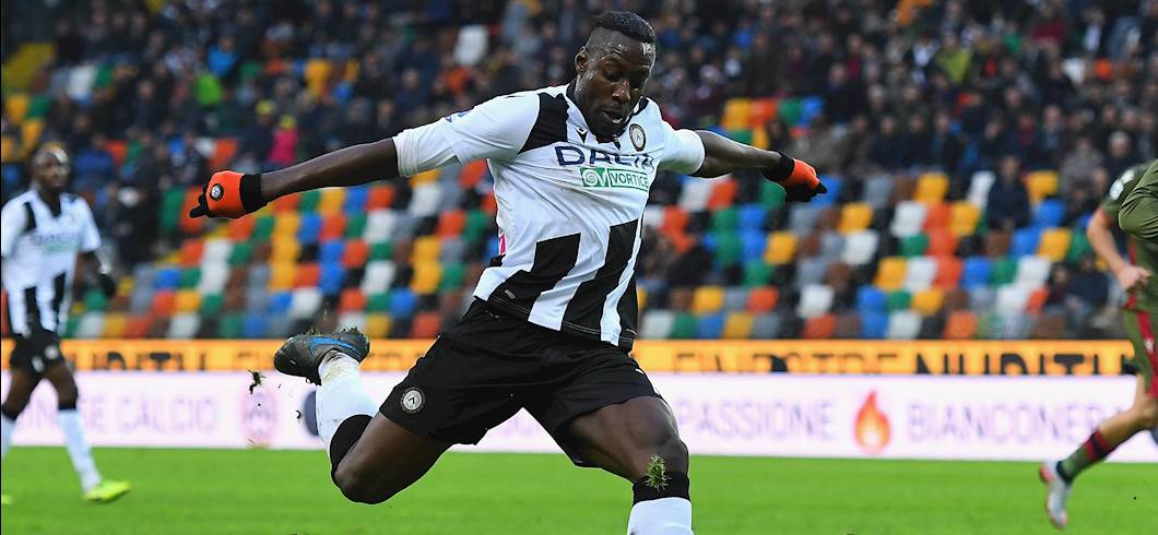 Okaka in azione durante Udinese-Cagliari (Getty) Okaka in azione durante Udinese-Cagliari (Getty)