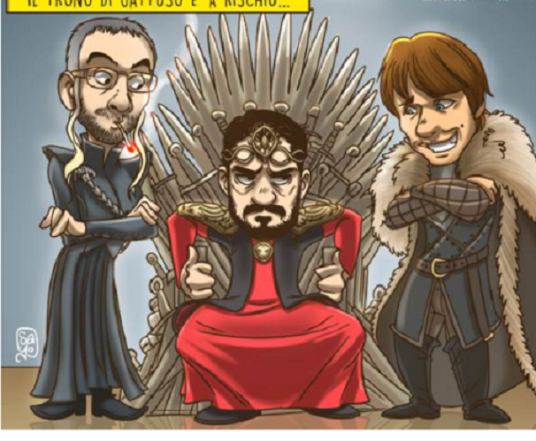 LA VIGNETTA DI FC - Il trono è in pericolo LA VIGNETTA DI FC - Il trono è in pericolo