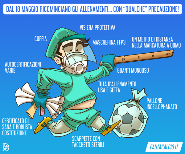 LA VIGNETTA DI FC : La ripresa degli allenamenti LA VIGNETTA DI FC : La ripresa degli allenamenti