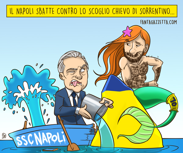 LA VIGNETTA DI FG - Sorrentino ferma il Napoli LA VIGNETTA DI FG - Sorrentino ferma il Napoli