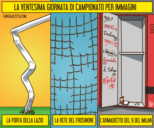 LA VIGNETTA DI FG - La ventesima giornata per immagini LA VIGNETTA DI FG - La ventesima giornata per immagini