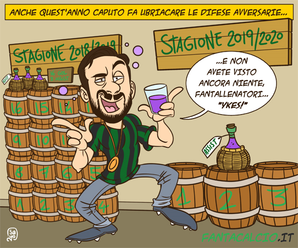 LA VIGNETTA DI FC - Caputo ubriaca le difese LA VIGNETTA DI FC - Caputo ubriaca le difese