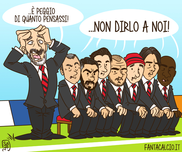 LA VIGNETTA DI FC - Pioli a caccia di miracoli... LA VIGNETTA DI FC - Pioli a caccia di miracoli...