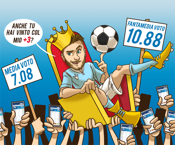 LA VIGNETTA DI FC - Immobile, l'uomo dei record LA VIGNETTA DI FC - Immobile, l'uomo dei record