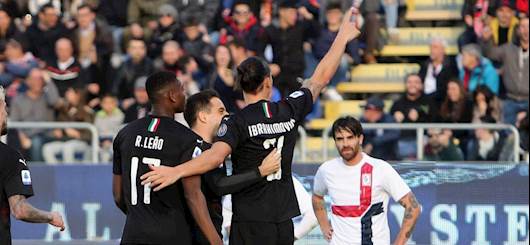 Leao e Ibrahimovic in gol (getty) Leao e Ibrahimovic in gol (getty)