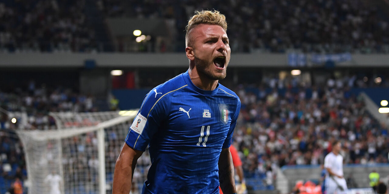 Ciro Immobile in maglia azzurra (Getty Images) Ciro Immobile in maglia azzurra (Getty Images)