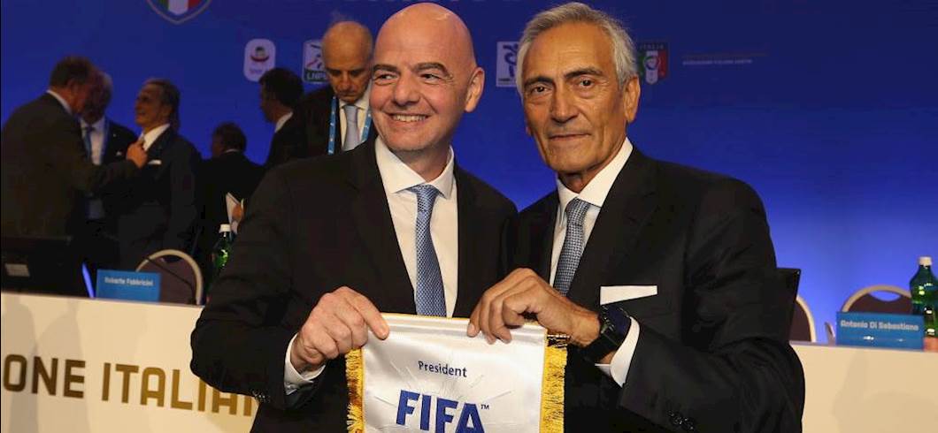 Gravina con Infantino (Getty Images) Gravina con Infantino (Getty Images)