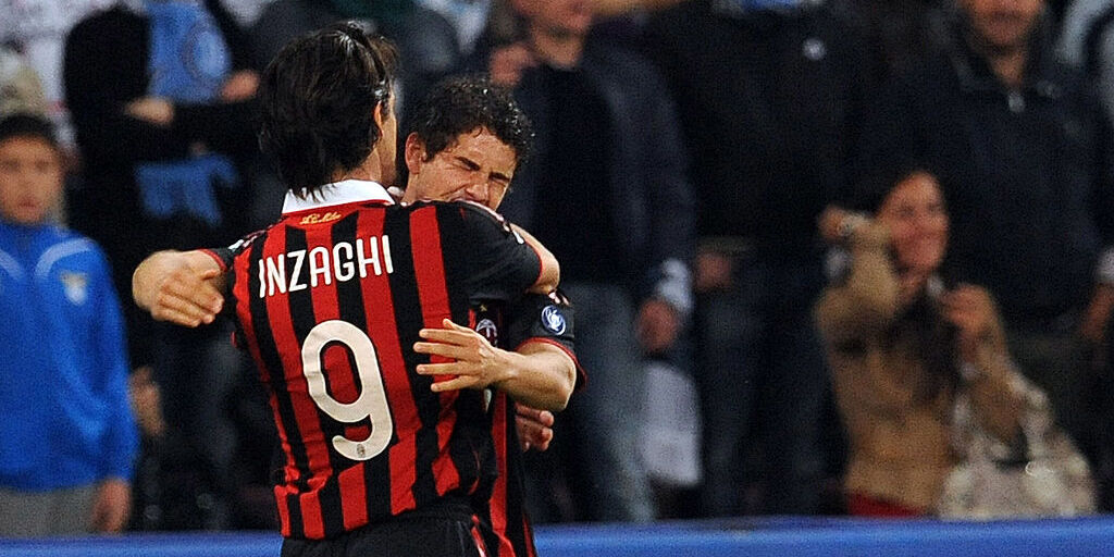 Inzaghi con Pato ai tempi del Milan (getty) Inzaghi con Pato ai tempi del Milan (getty)