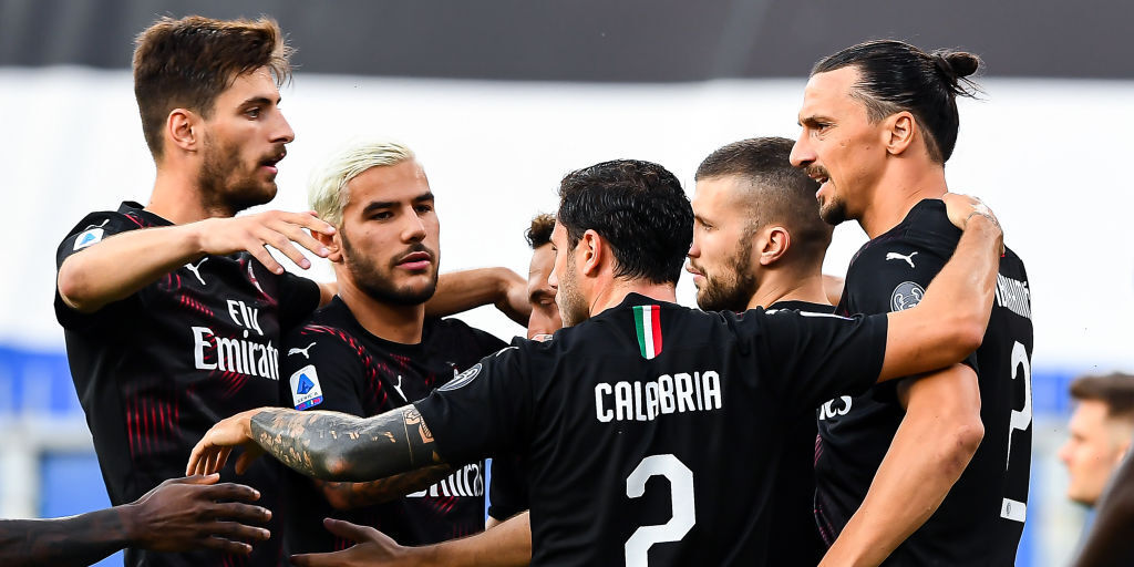 L\'esultanza dei giocatori del Milan dopo il primo gol di Ibrahimovic (Getty Images) L\'esultanza dei giocatori del Milan dopo il primo gol di Ibrahimovic (Getty Images)