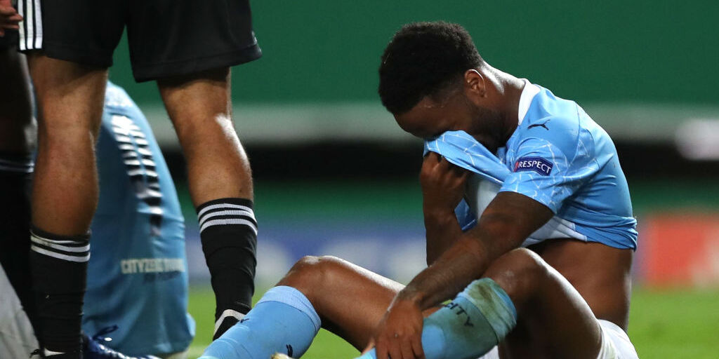La delusione di Sterling (Getty Images) La delusione di Sterling (Getty Images)