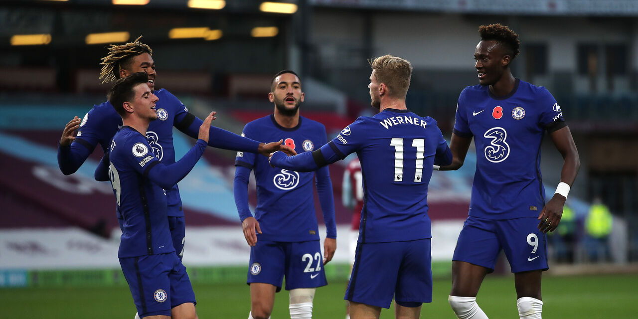 Premier League, goleada Chelsea col Burnley nel segno di Werner (Getty Images) Premier League, goleada Chelsea col Burnley nel segno di Werner (Getty Images)