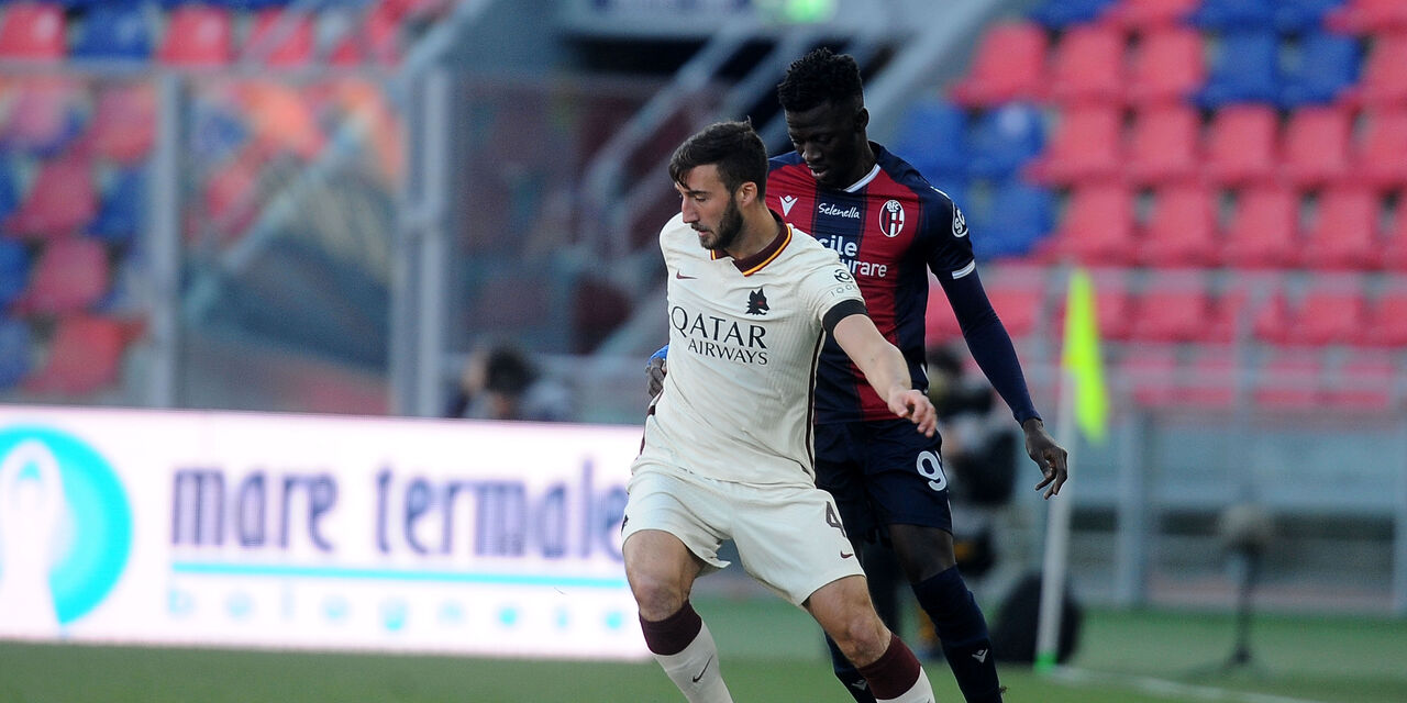 Bryan Cristante durante Bologna-Roma (Getty Images) Bryan Cristante durante Bologna-Roma (Getty Images)