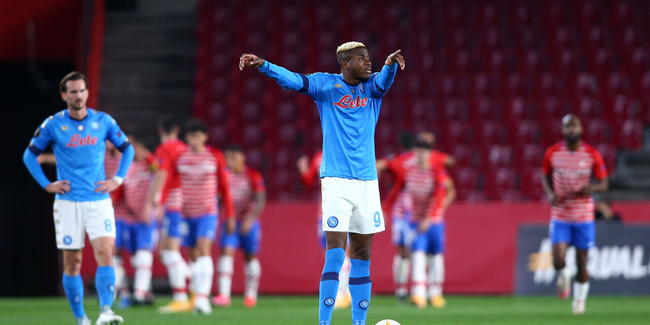 Napoli, Giuntoli: "Osimhen rientra la prossima settimana. E su Mertens..." (Getty Images) Napoli, Giuntoli: "Osimhen rientra la prossima settimana. E su Mertens..." (Getty Images)