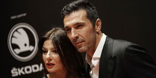 Ilaria D\'Amico e Gianluigi Buffon (Getty) Ilaria D\'Amico e Gianluigi Buffon (Getty)
