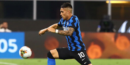 Atalanta-Inter, Lautaro Martinez in attacco (Getty Images) Atalanta-Inter, Lautaro Martinez in attacco (Getty Images)