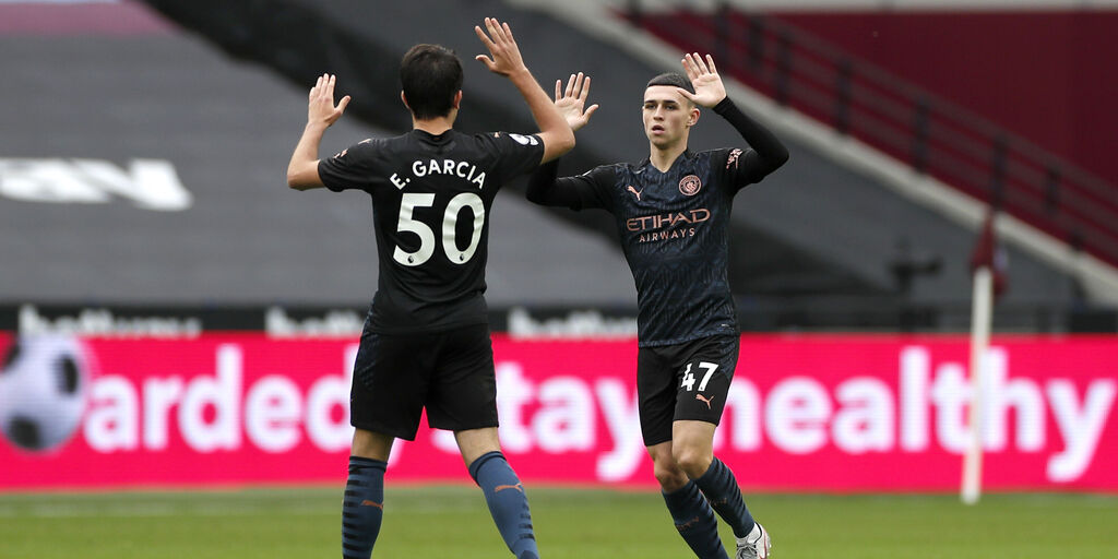 Garcia e Foden (Getty Images) Garcia e Foden (Getty Images)