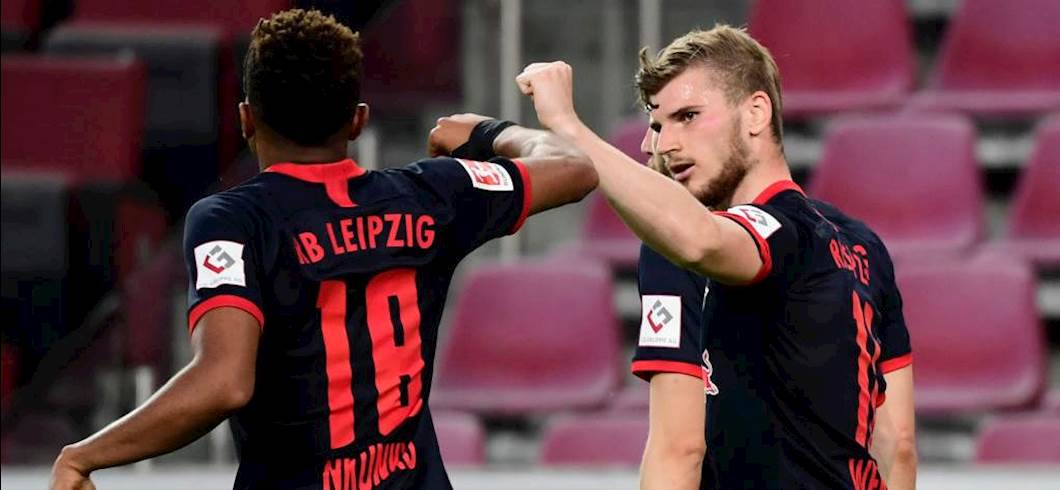 Nkunku e Werner (Getty Images) Nkunku e Werner (Getty Images)