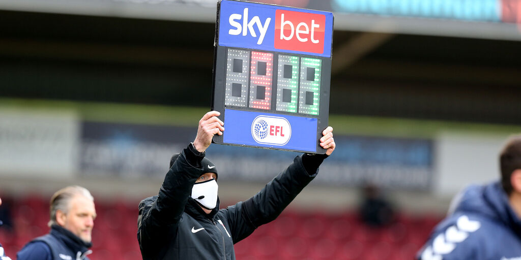 Il momento della sostituzione (getty) Il momento della sostituzione (getty)