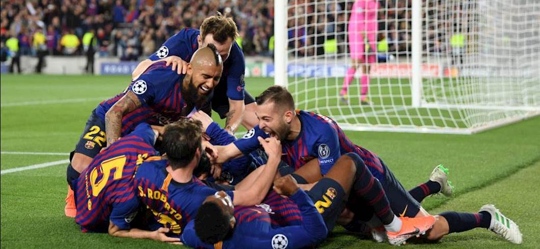 Esultanza blaugrana (getty) Esultanza blaugrana (getty)