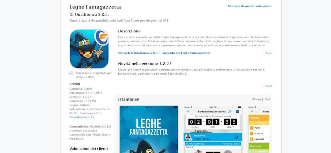 LEGA FANTAGAZZETTA SCARICA