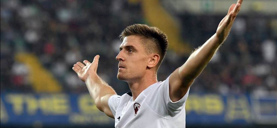 L\'esultanza di Piatek, Verona-Milan 0-1 (Getty Images) L\'esultanza di Piatek, Verona-Milan 0-1 (Getty Images)