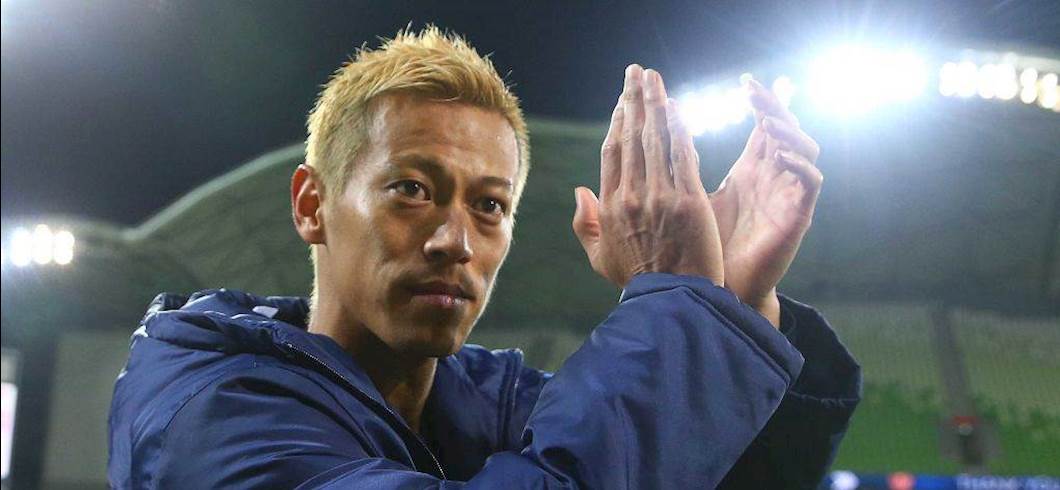 Keisuke Honda senza sosta (getty) Keisuke Honda senza sosta (getty)