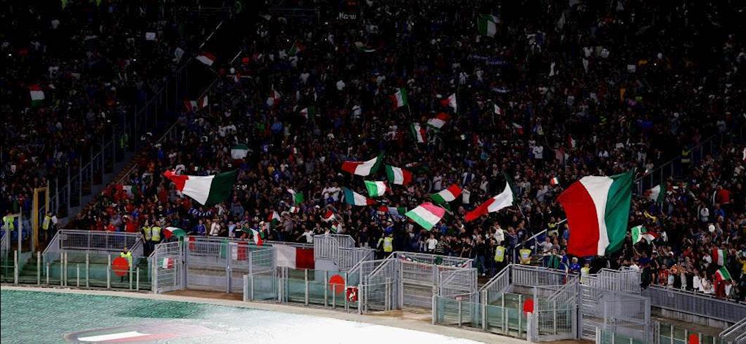 Una curva dell\'Olimpico (getty) Una curva dell\'Olimpico (getty)