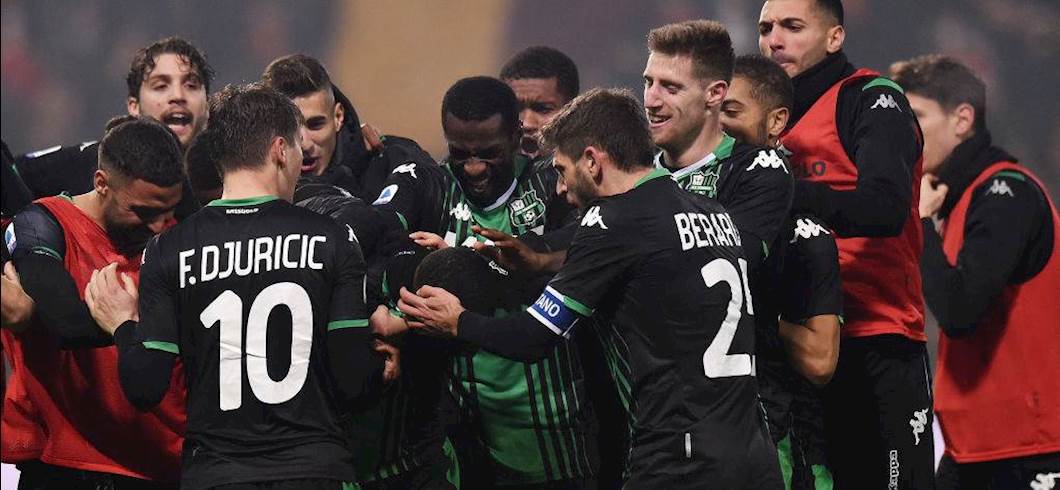 Esultanza Sassuolo (getty) Esultanza Sassuolo (getty)