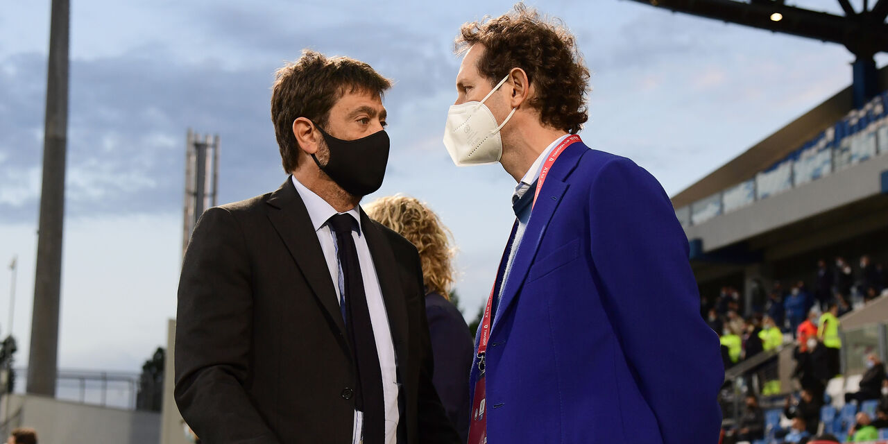 Andrea Agnelli e John Elkann (Getty Images) Andrea Agnelli e John Elkann (Getty Images)