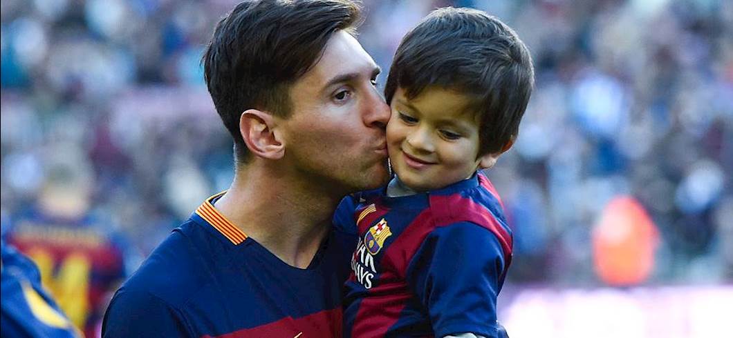 Figlio Di Messi Che Gioca A Calcio