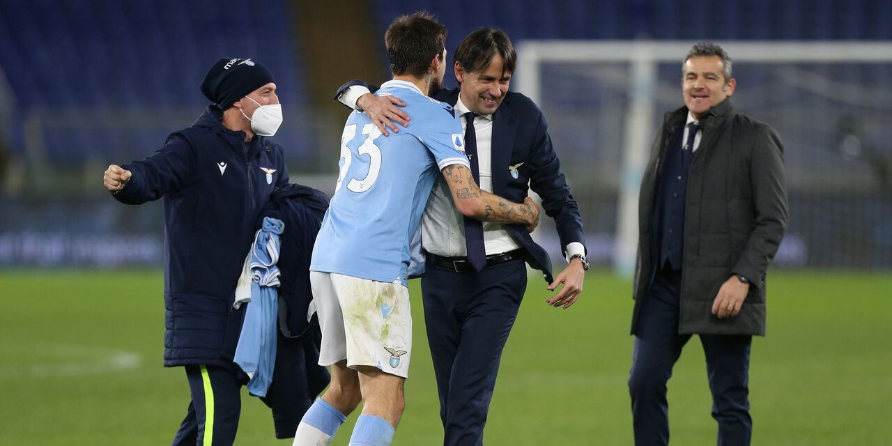 Lazio, Inzaghi esulta dopo la vittoria del derby (Getty Images) Lazio, Inzaghi esulta dopo la vittoria del derby (Getty Images)