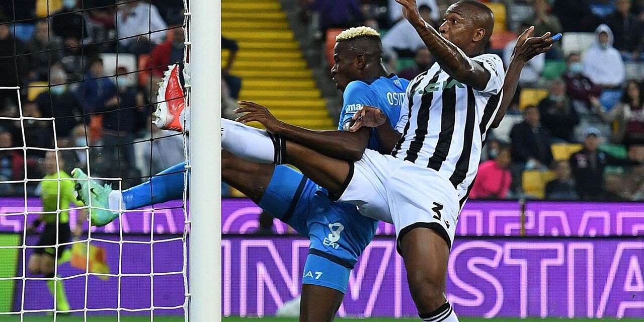 Udinese Calcio and SSC Napoli at Dacia Arena on September 20, 2021 (getty) Udinese Calcio and SSC Napoli at Dacia Arena on September 20, 2021 (getty)