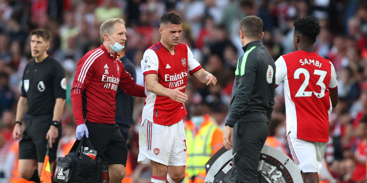 L\'Arsenal perde Xhaka, l\'ex obiettivo della Roma out fino al 2022 (Getty Images) L\'Arsenal perde Xhaka, l\'ex obiettivo della Roma out fino al 2022 (Getty Images)