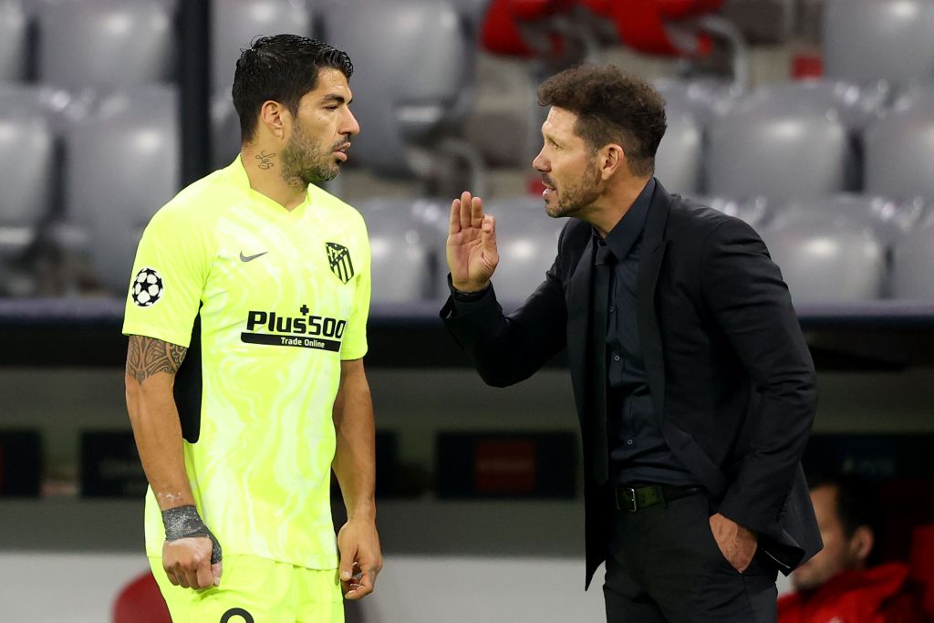 Nervosismo Colchoneros, Suarez insulta Simeone (Getty Images)