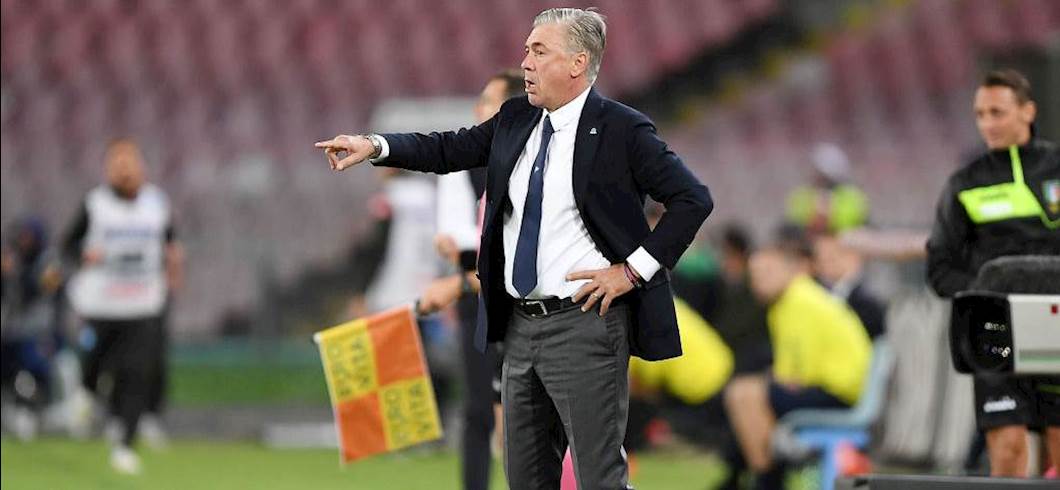 Copertina: Napoli, Ancelotti: "Formazione? Avete avuto tre anni, ora dovete indovinarla. Non vi do nessun nome"