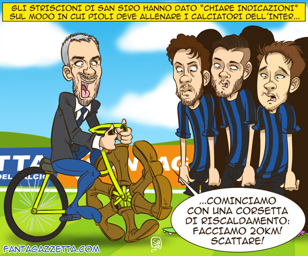 Copertina: LA VIGNETTA DI FG - I consigli della curva per Pioli