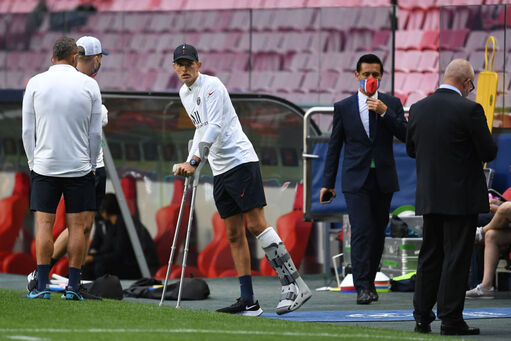 Tuchel infortunato alla caviglia (Getty Images)