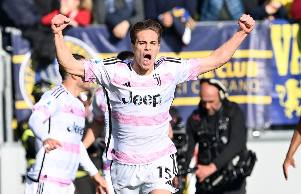 La gioia di Yildiz per il primo gol in Serie A (Getty Images)