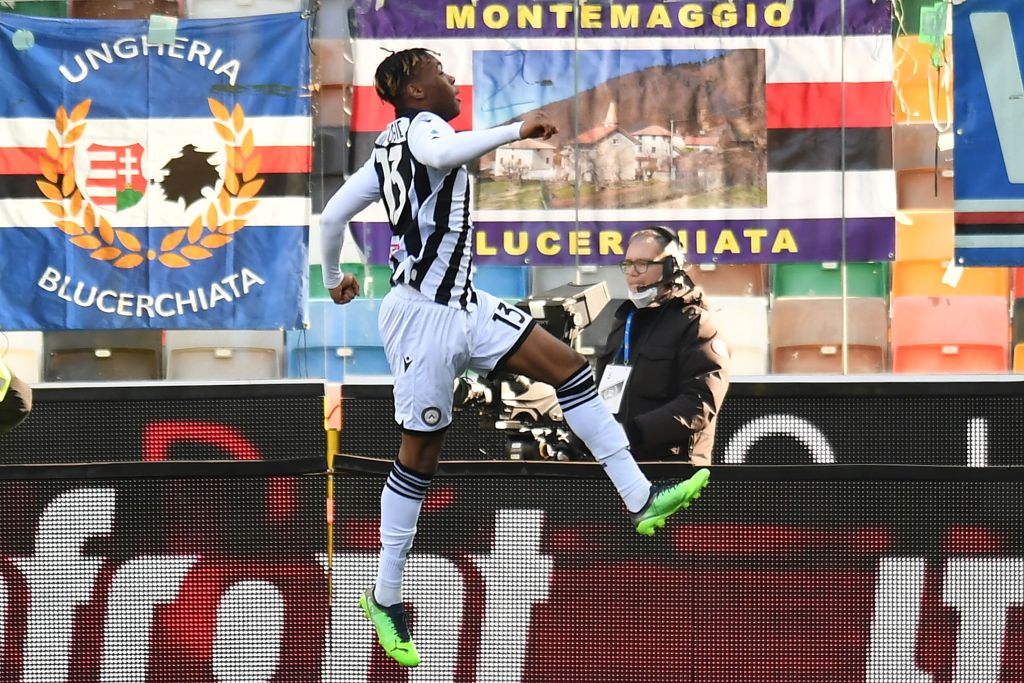 Destiny Udogie dell'Udinese in ascesa (Getty Images)