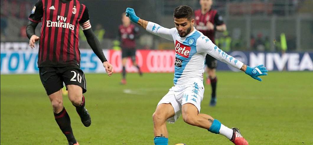 Copertina: Insigne è luce a San Siro, al Milan non riesce la rimonta: è 1-2