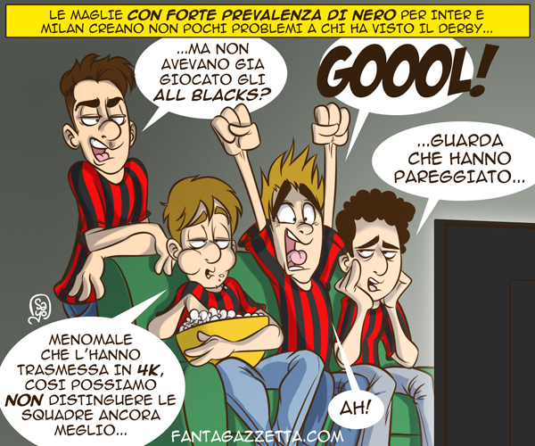 Copertina: LA VIGNETTA DI FG - Un derby dai colori ambigui