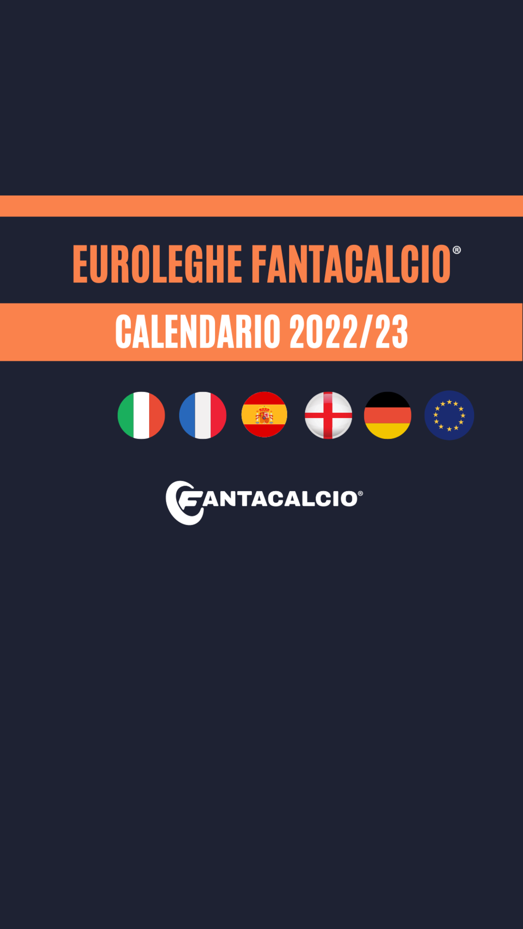 Clicca e Scarica il Calendario Euroleghe 2022/23 (Fantacalcio.it)