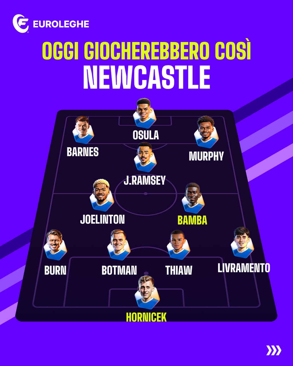 Newcastle: Probabile Formazione