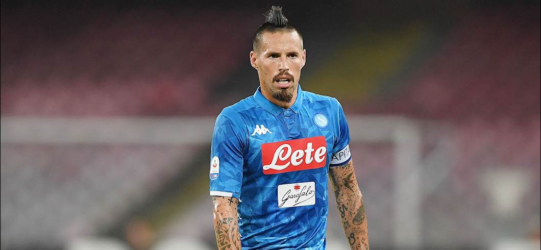 Copertina: Napoli, presentata l'autobiografia di Hamsik: "Il KO di Firenze momento più brutto. Capitan futuro? Spero Insigne"