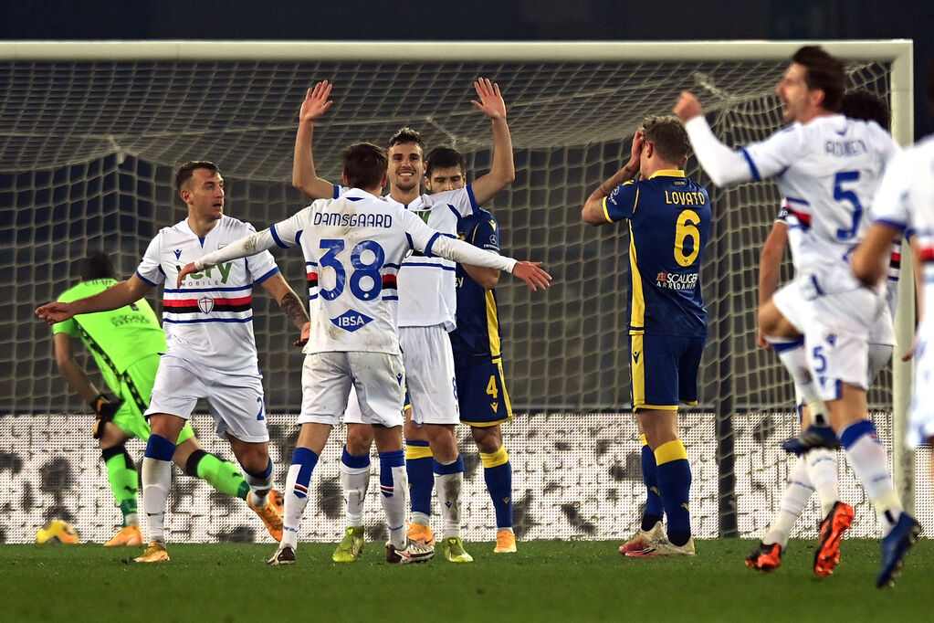 Verona-Sampdoria, i voti (Getty)
