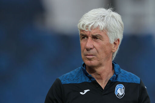 Gian Piero Gasperini in conferenza stampa (Getty Images)