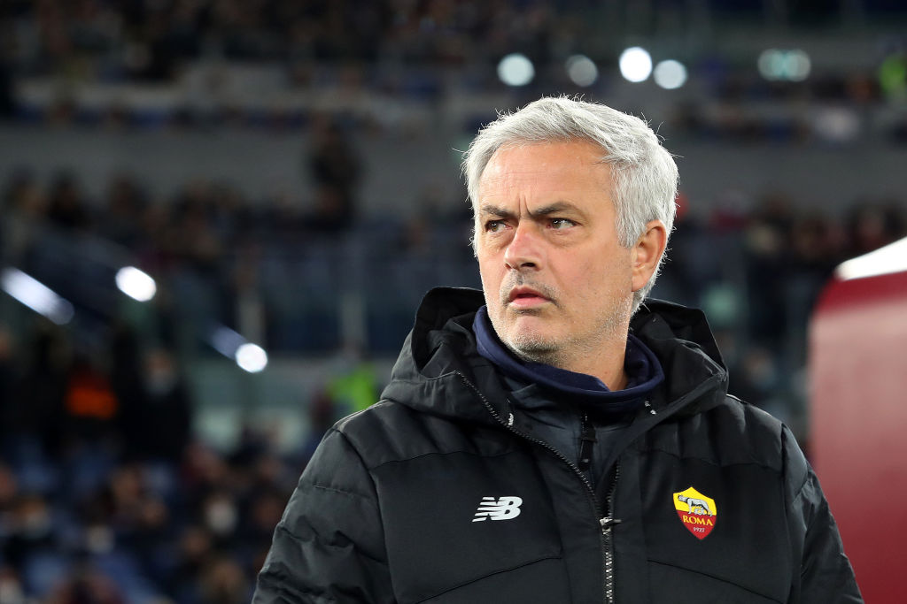 Mourinho nervoso al fischio finale di CSKA Sofia-Roma (Getty Images)