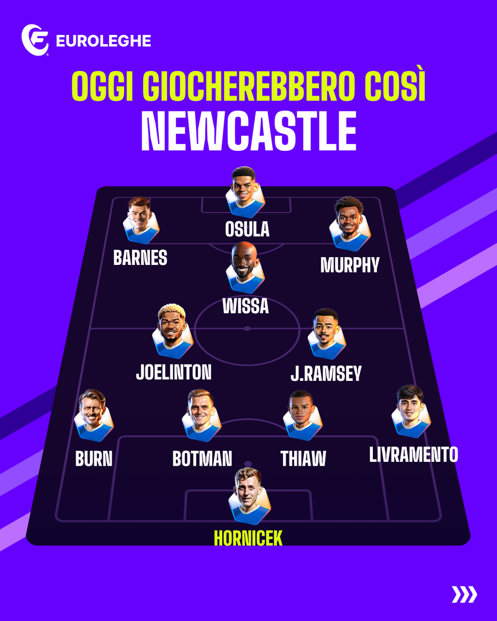 Newcastle: Probabile Formazione