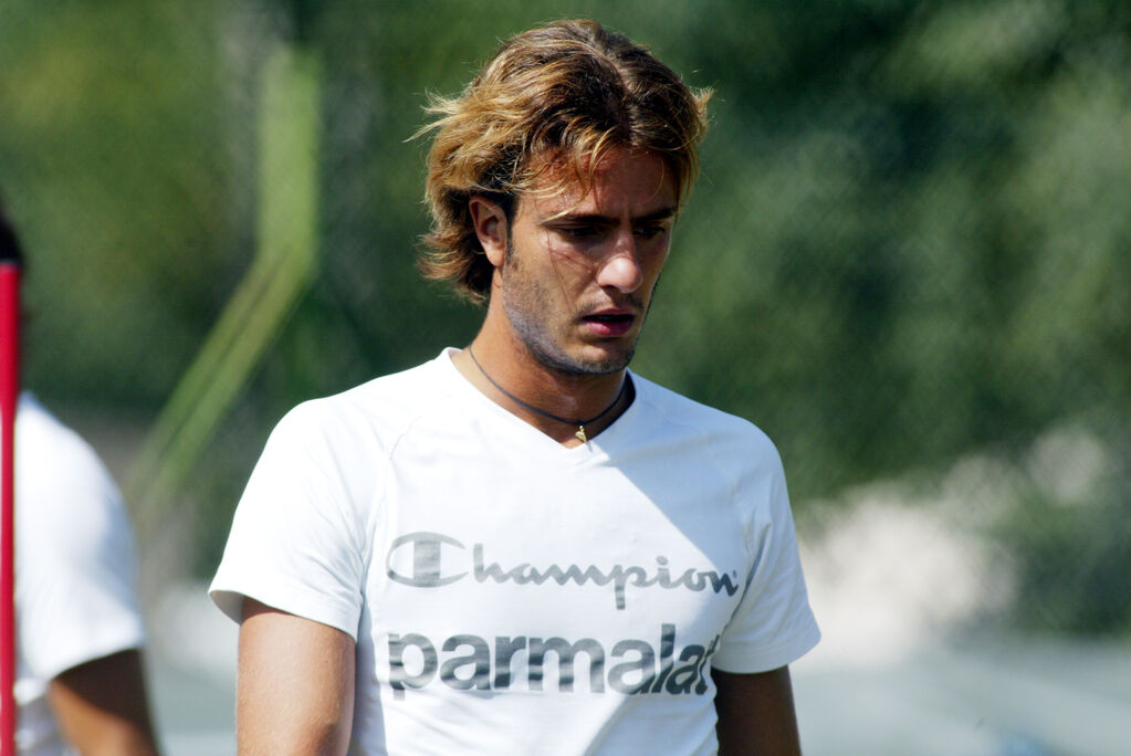 Alberto Gilardino da calciatore ai tempi del Parma (©LaPresse)