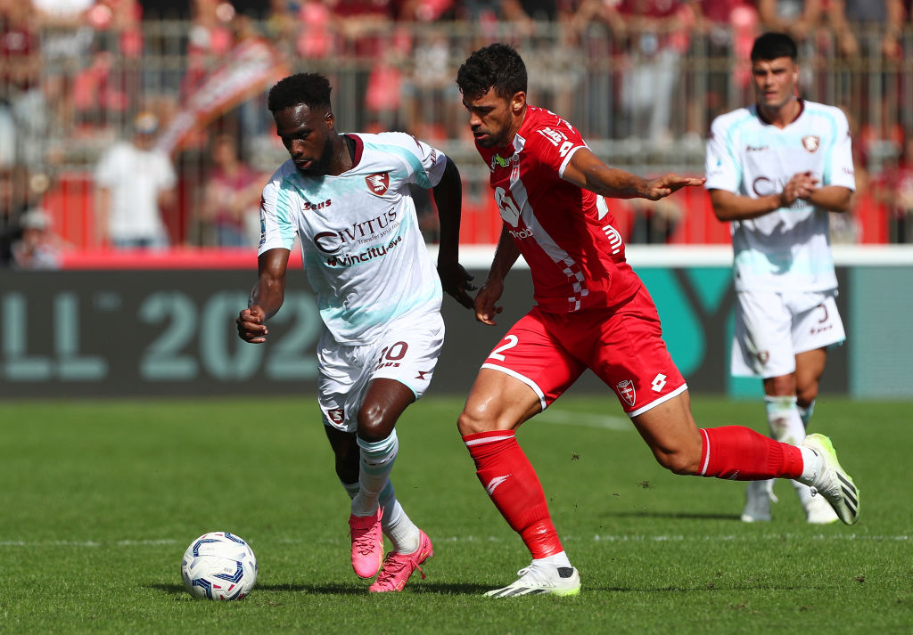 Uno scontro di gioco tra Dia e Marì (Getty Images)